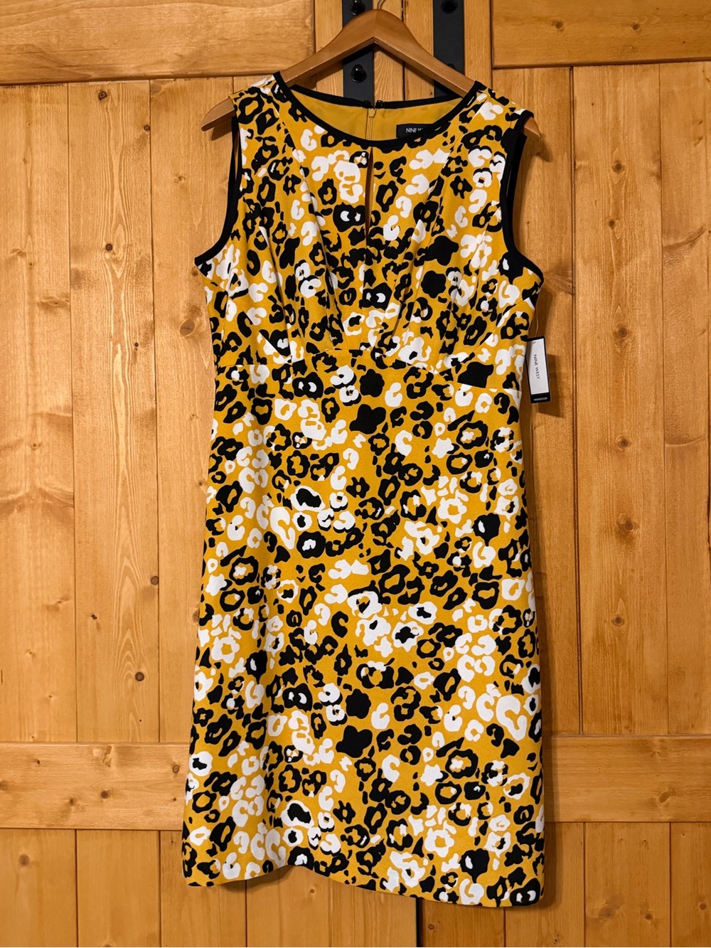Nine West Autumn Foilage Dress Size 12
